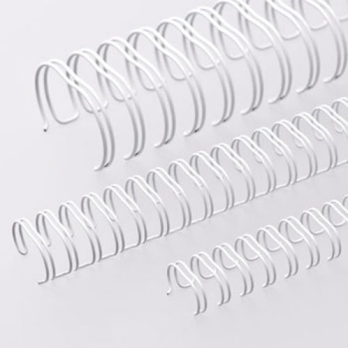 Argolas Espiral Metálicas Passo 3:1 08mm Branco 100un , Fellowes , 1713082 , 5019577190194